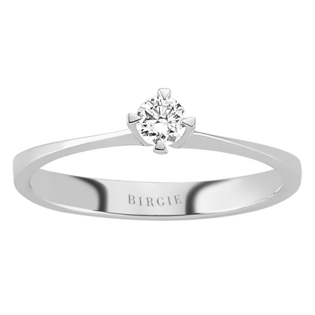 0.12 carat diamond solitaire ring