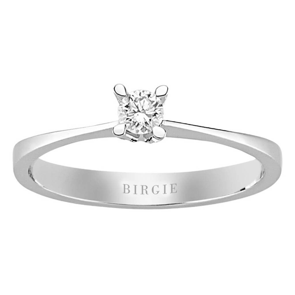 0.09 carat diamond solitaire ring