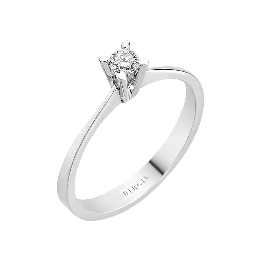 0.09 carat diamond solitaire ring