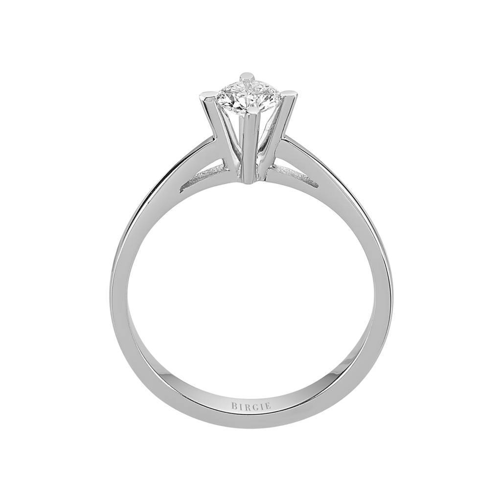 Bague solitaire diamant 0,29 carat
