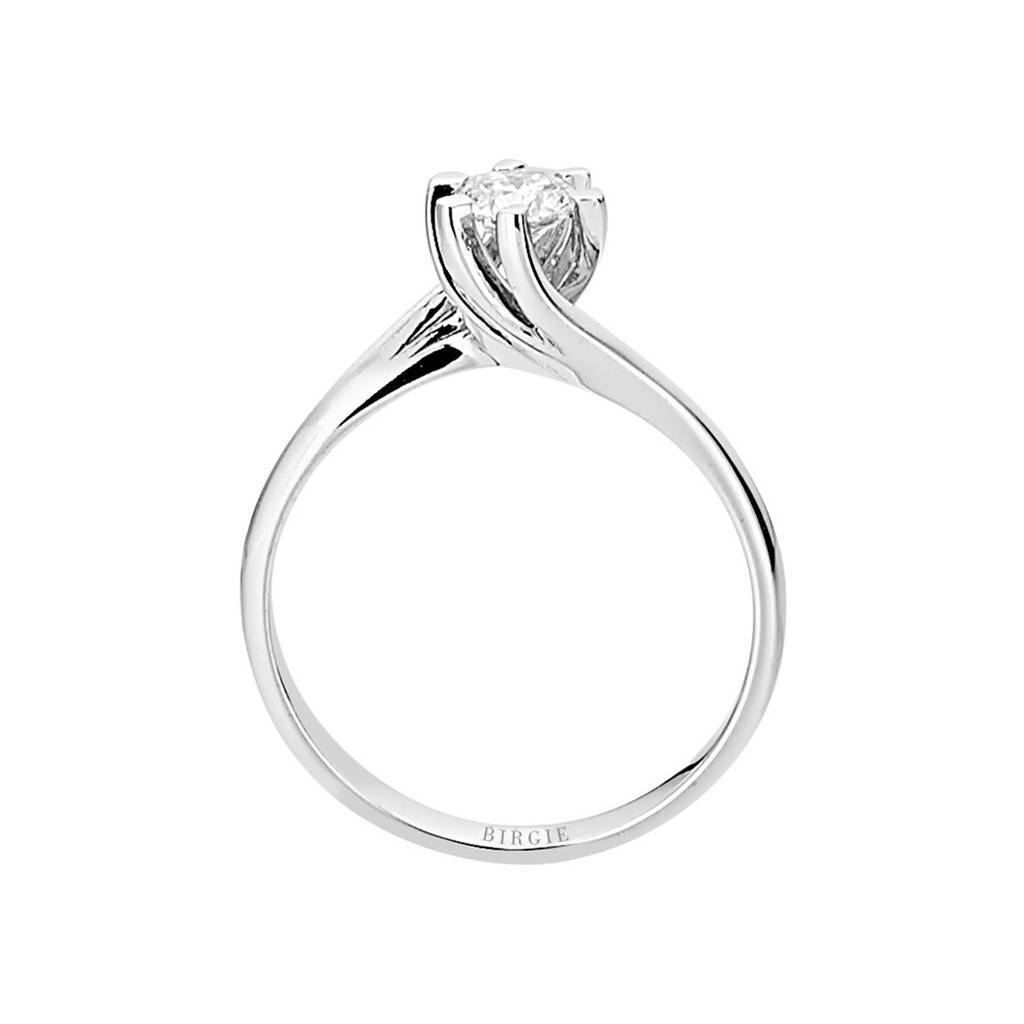 Bague solitaire diamant 0,31 carat