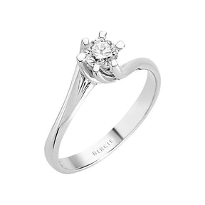 Bague solitaire diamant 0,31 carat