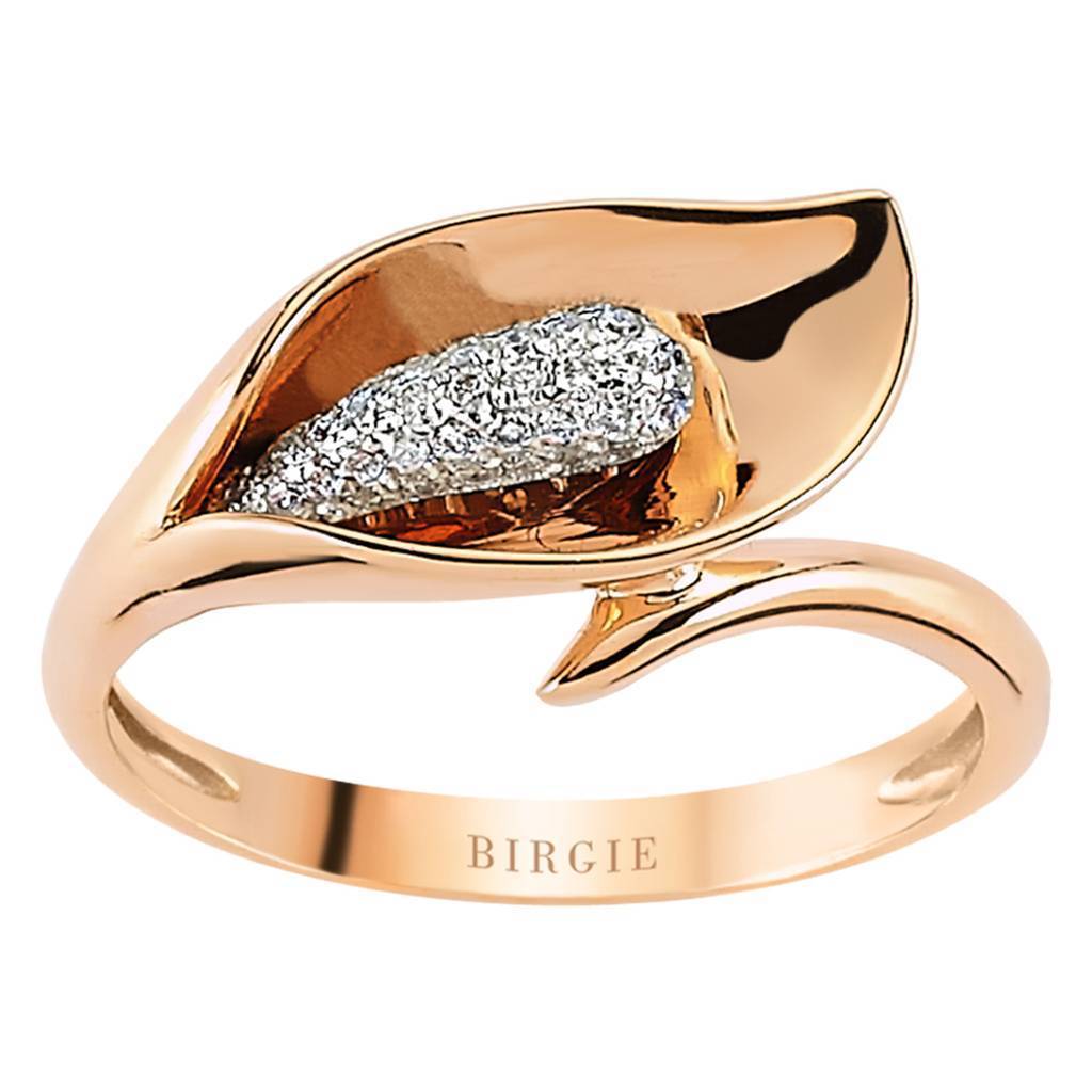 Bague fleur diamant