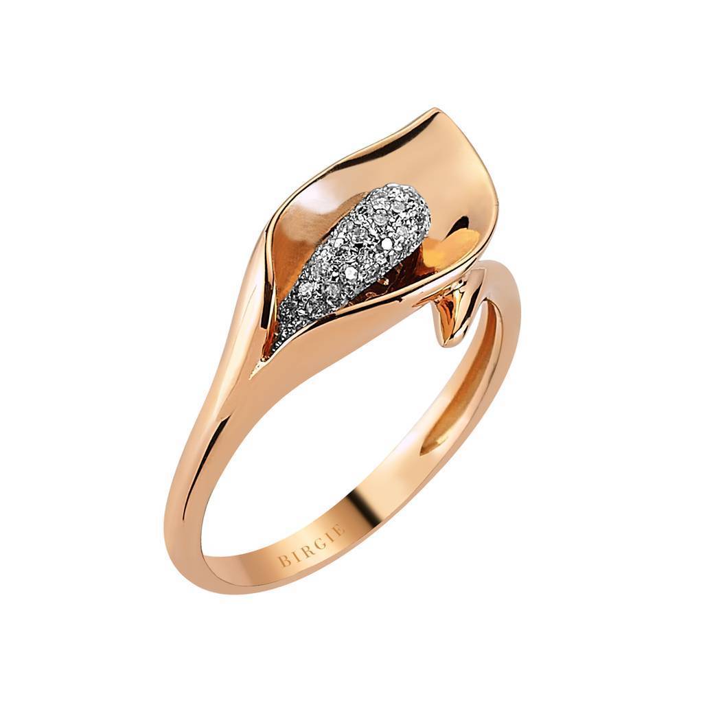 Bague fleur diamant