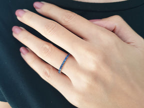 Sapphire Half Round Alliance