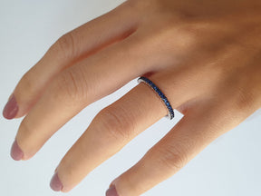 Sapphire Half Round Alliance