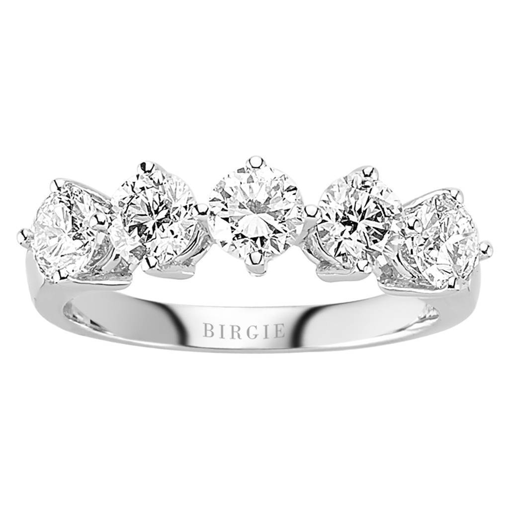 1.70 Carat Diamond 5 Stone Alliance