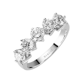 1.70 Carat Diamond 5 Stone Alliance