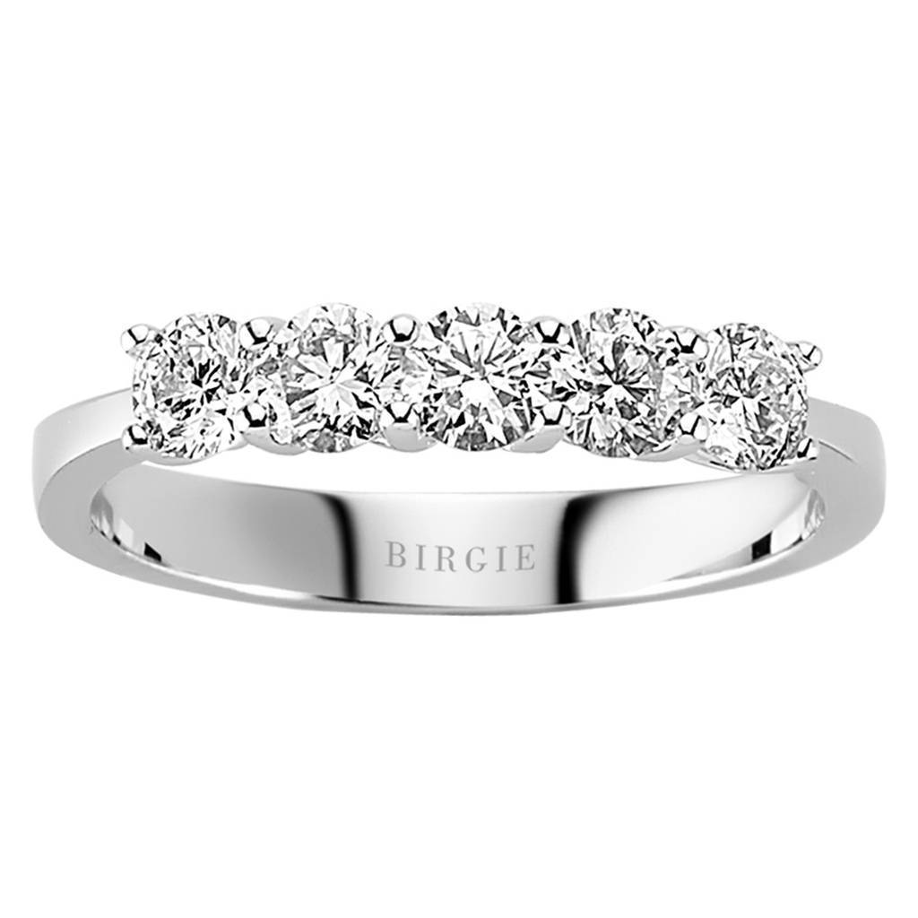 0.81 Carat Diamond 5 Stone Alliance