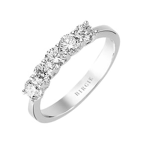 0.81 Carat Diamond 5 Stone Alliance