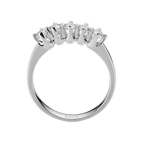Alliance 5 pierres diamant 0,58 carat