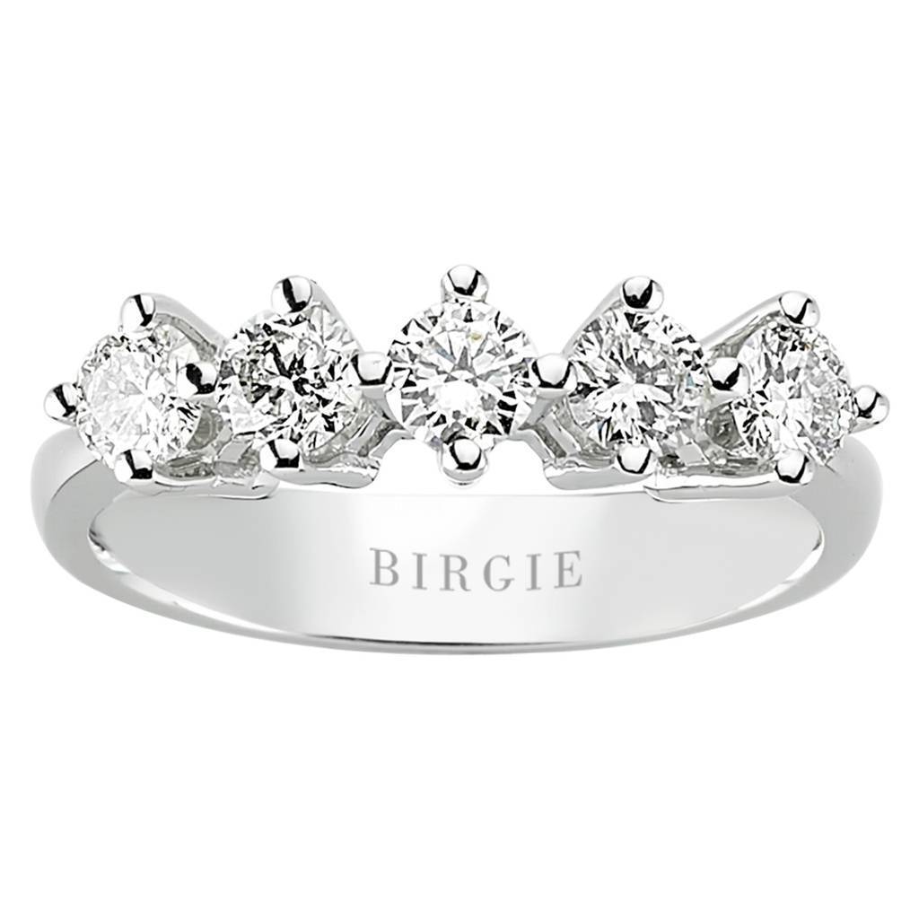 0.95 Carat Diamond 5 Stone Alliance