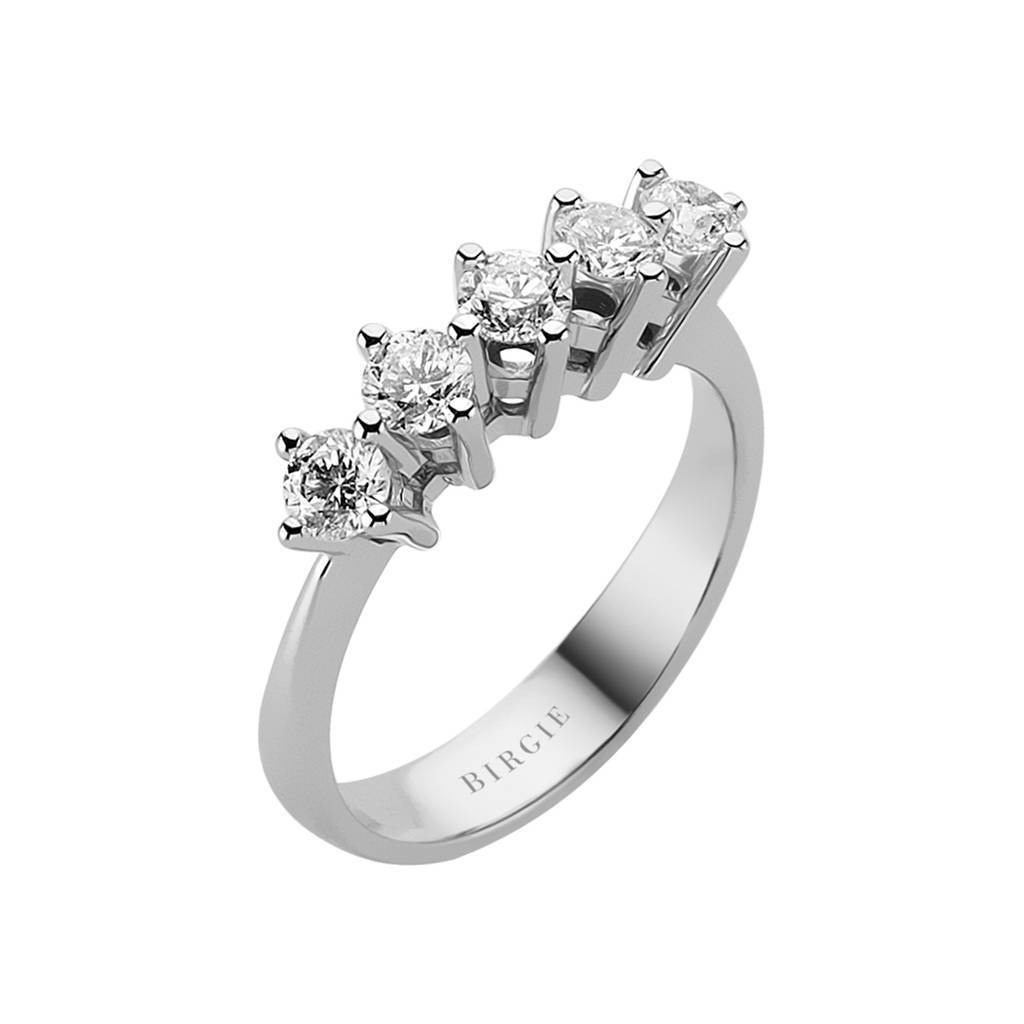 0.95 Carat Diamond 5 Stone Alliance