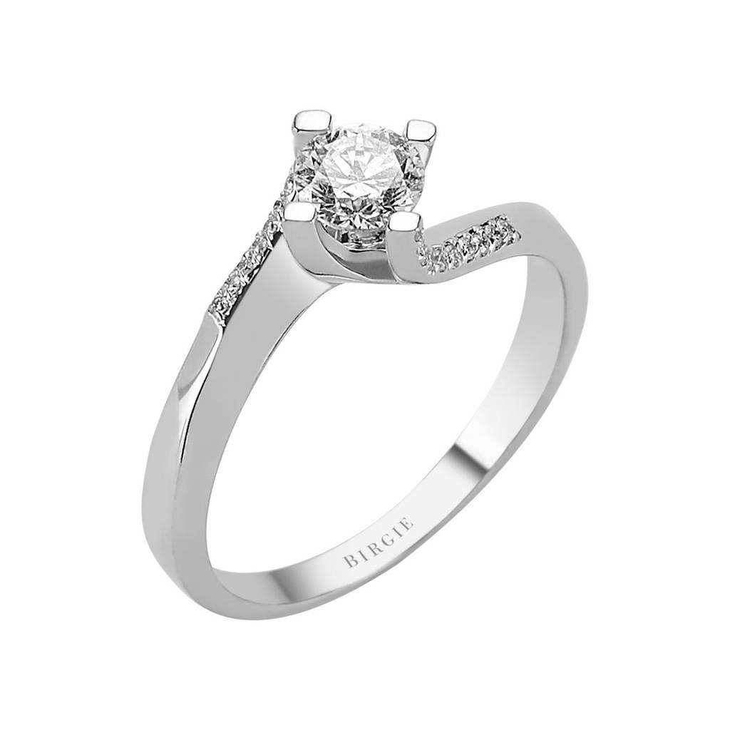 0.45 total carat diamond solitaire ring