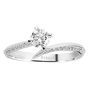 0.45 total carat diamond solitaire ring