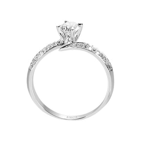 0.45 total carat diamond solitaire ring