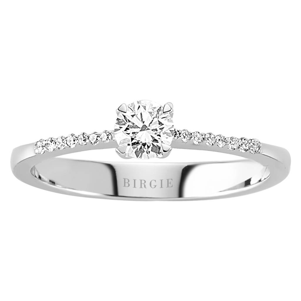 0.35 total carat diamond solitaire ring
