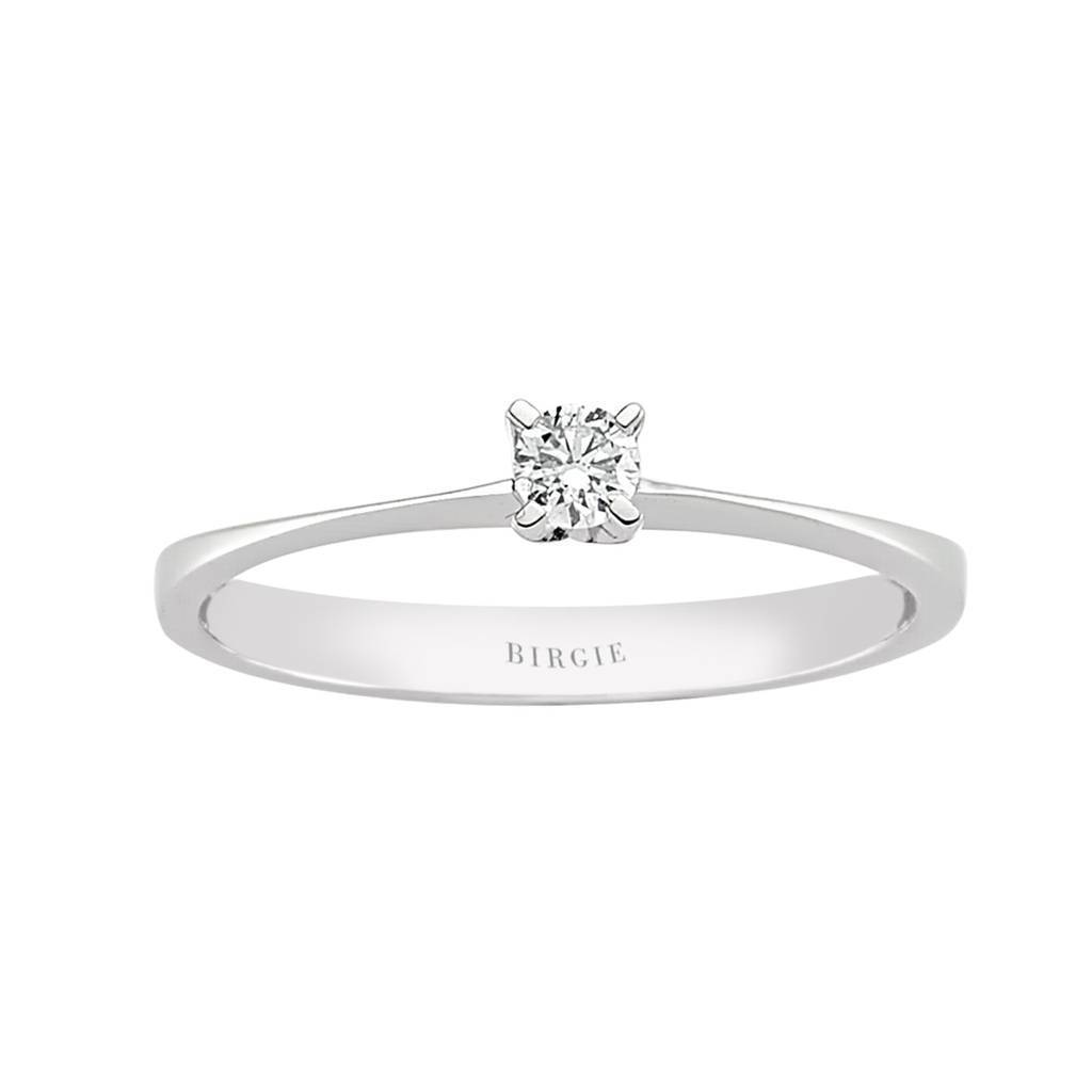 0.10 carat diamond solitaire ring