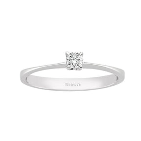 Bague solitaire diamant 0,10 carat