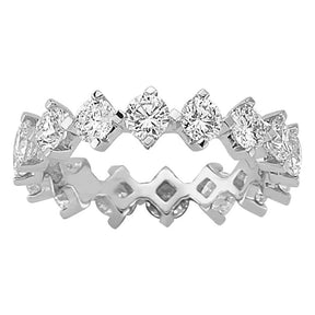 Bague d'éternité diamant 1,96 carat