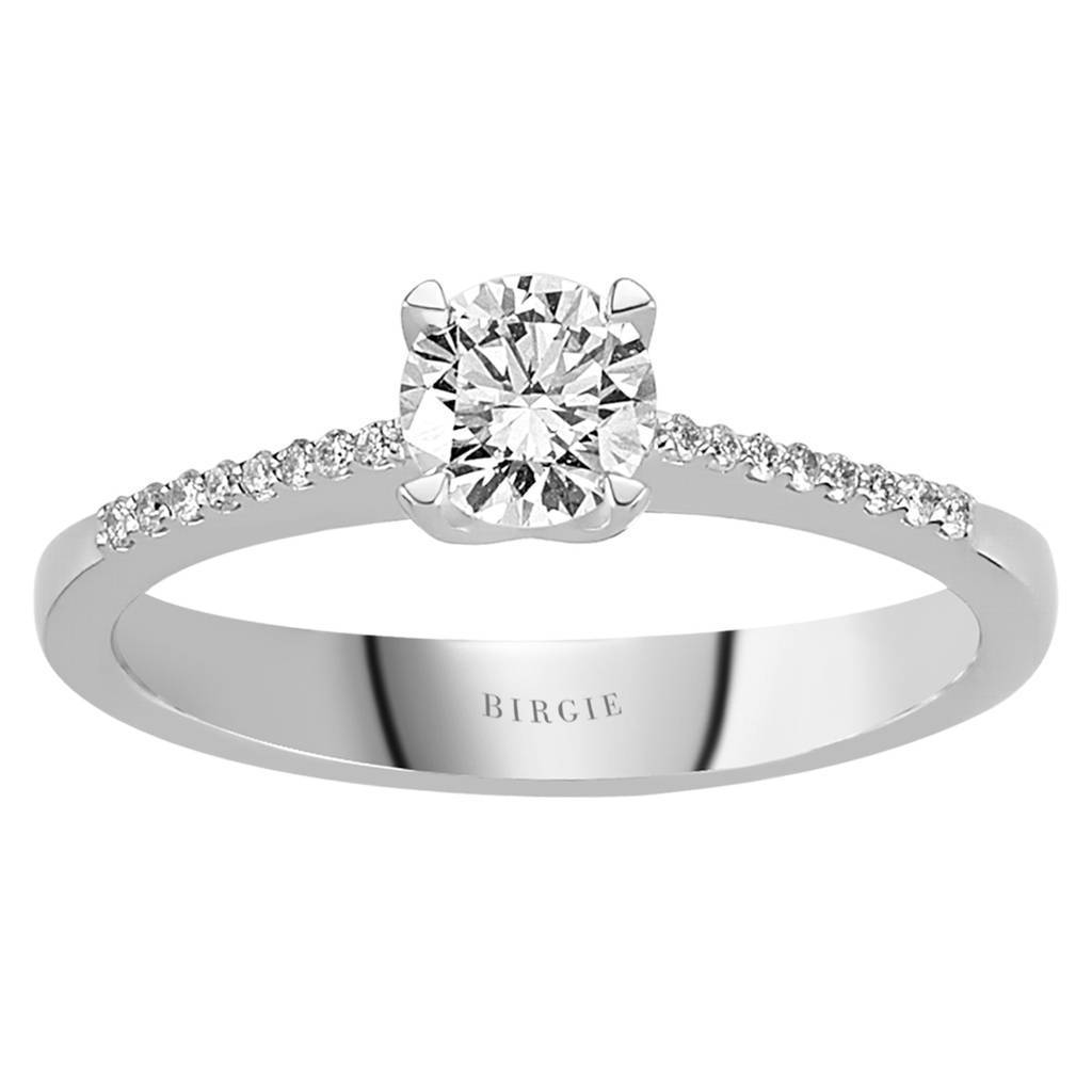 0.57 total carat diamond solitaire ring
