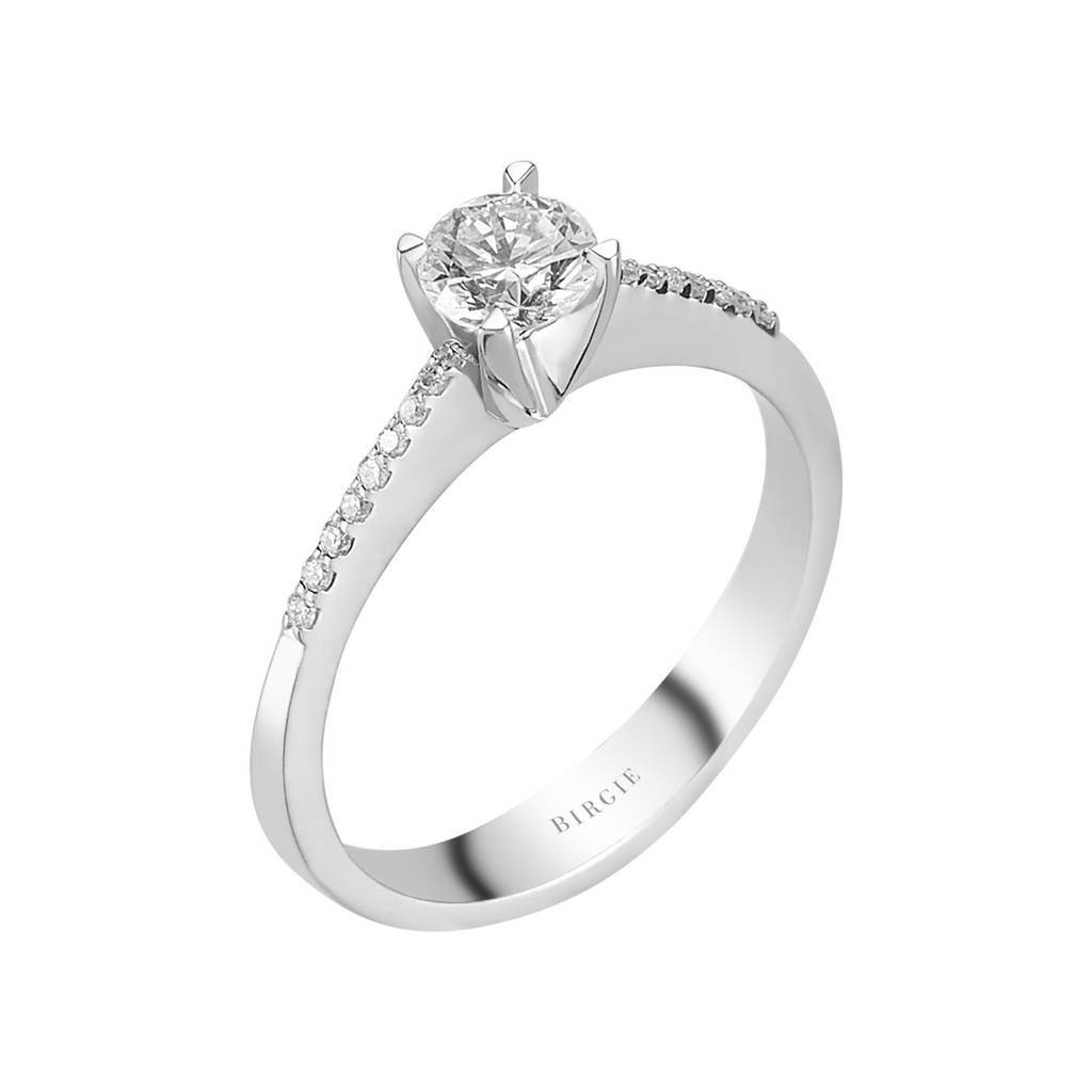 0.57 total carat diamond solitaire ring