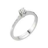 0.30 Carat Diamond Halo Ring