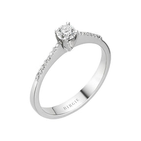 0.30 Carat Diamond Halo Ring
