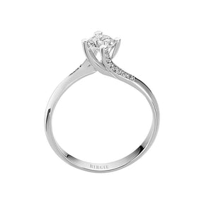 0.46 Carat Diamond Halo Ring