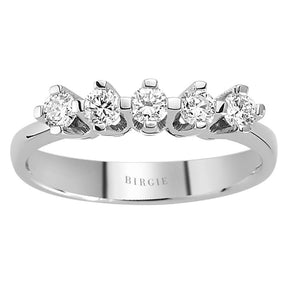 0.47 Carat Diamond 5 Stone Alliance