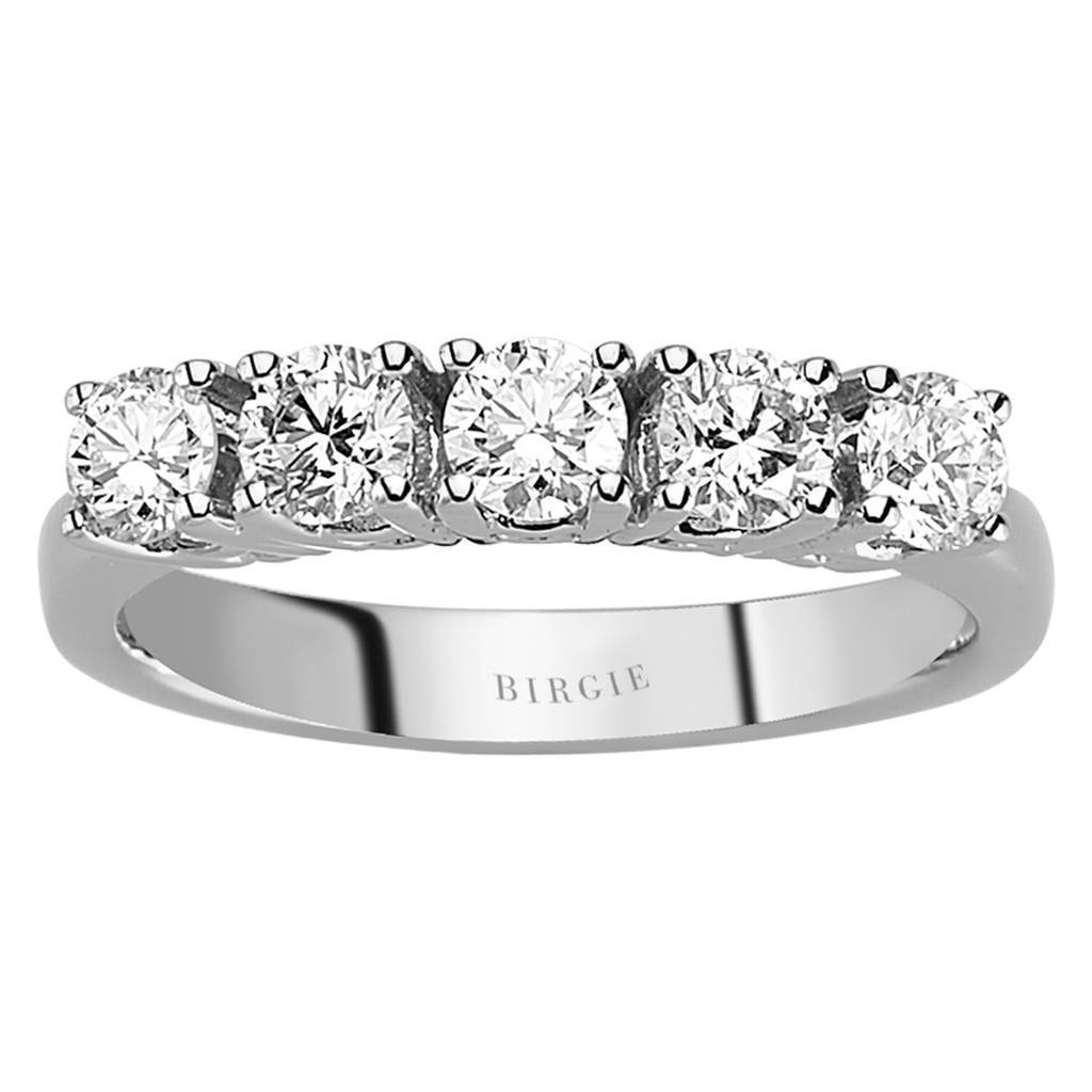 0.96 Carat Diamond 5 Stone Alliance