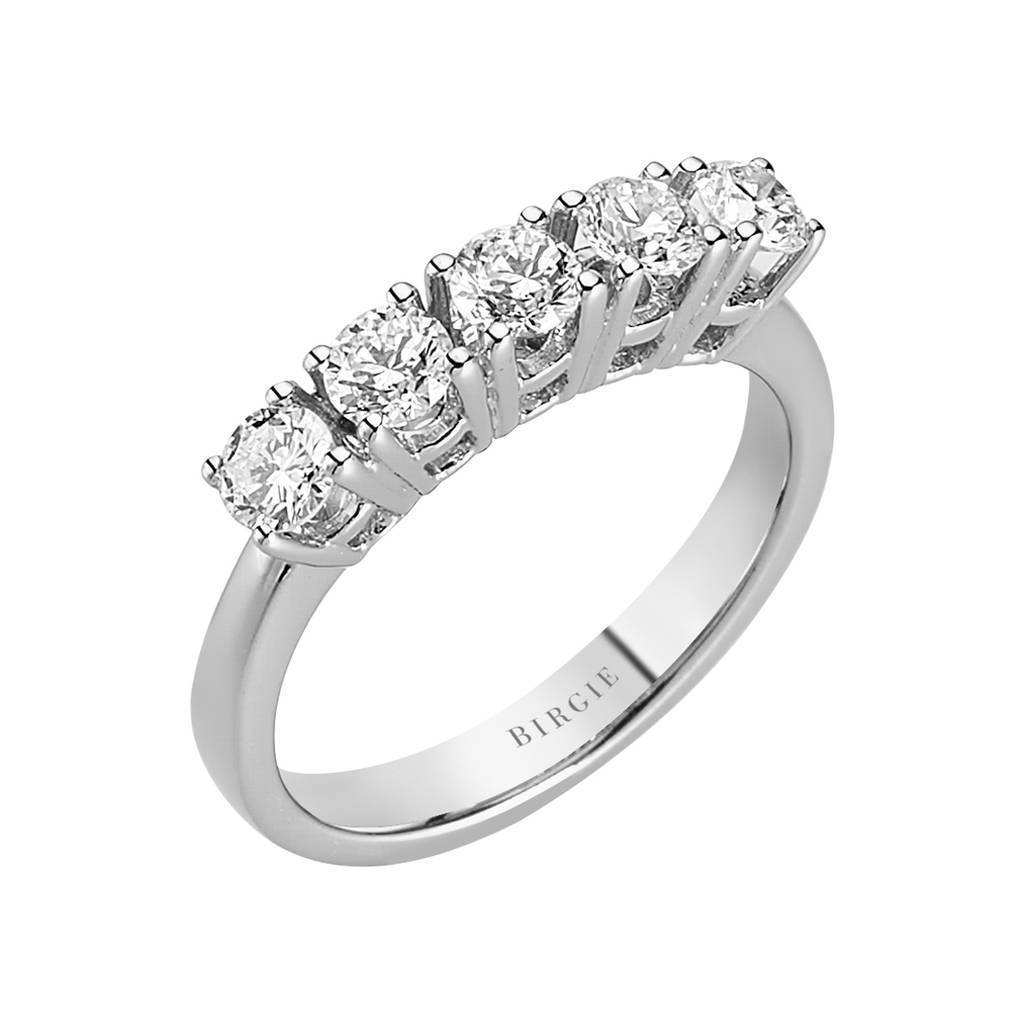 0.96 Carat Diamond 5 Stone Alliance
