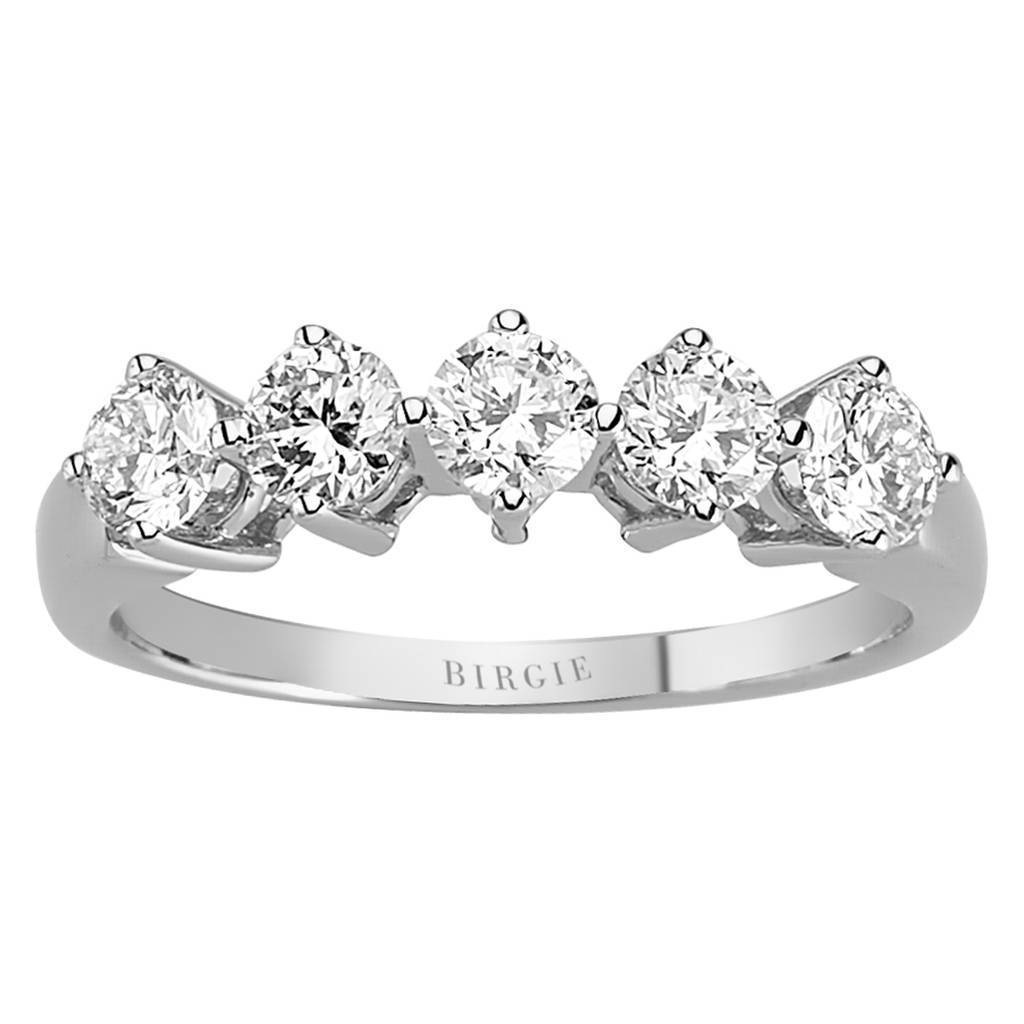 0.96 Carat Diamond 5 Stone Alliance