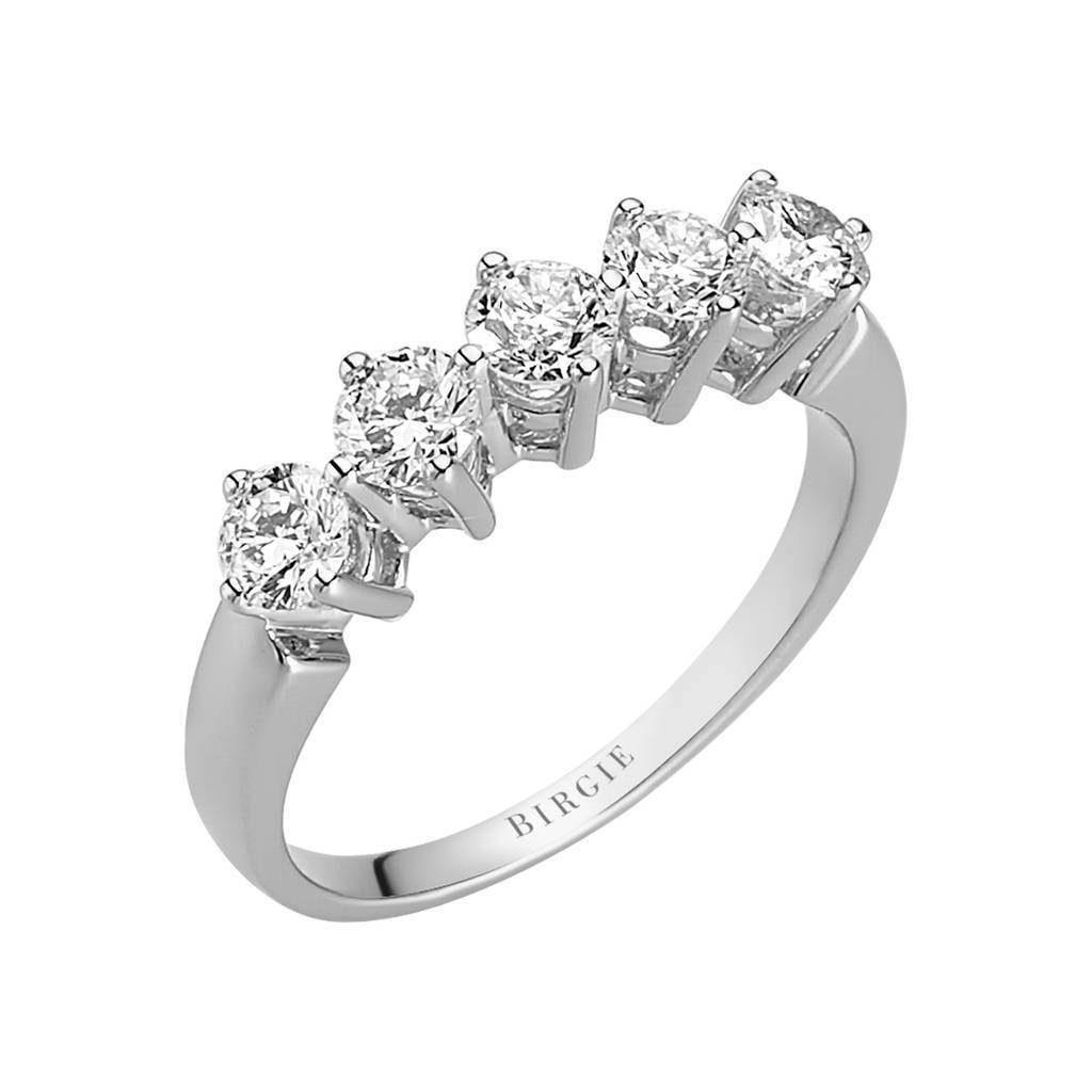 0.96 Carat Diamond 5 Stone Alliance