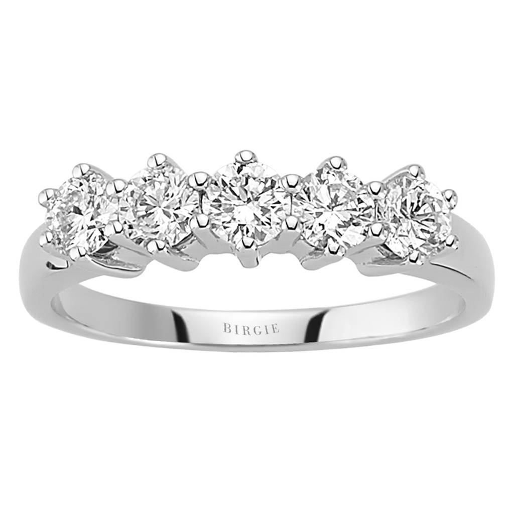 0.80 Carat Diamond 5 Stone Alliance