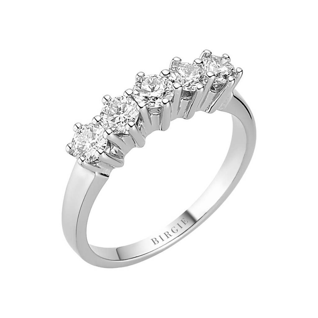 0.80 Carat Diamond 5 Stone Alliance