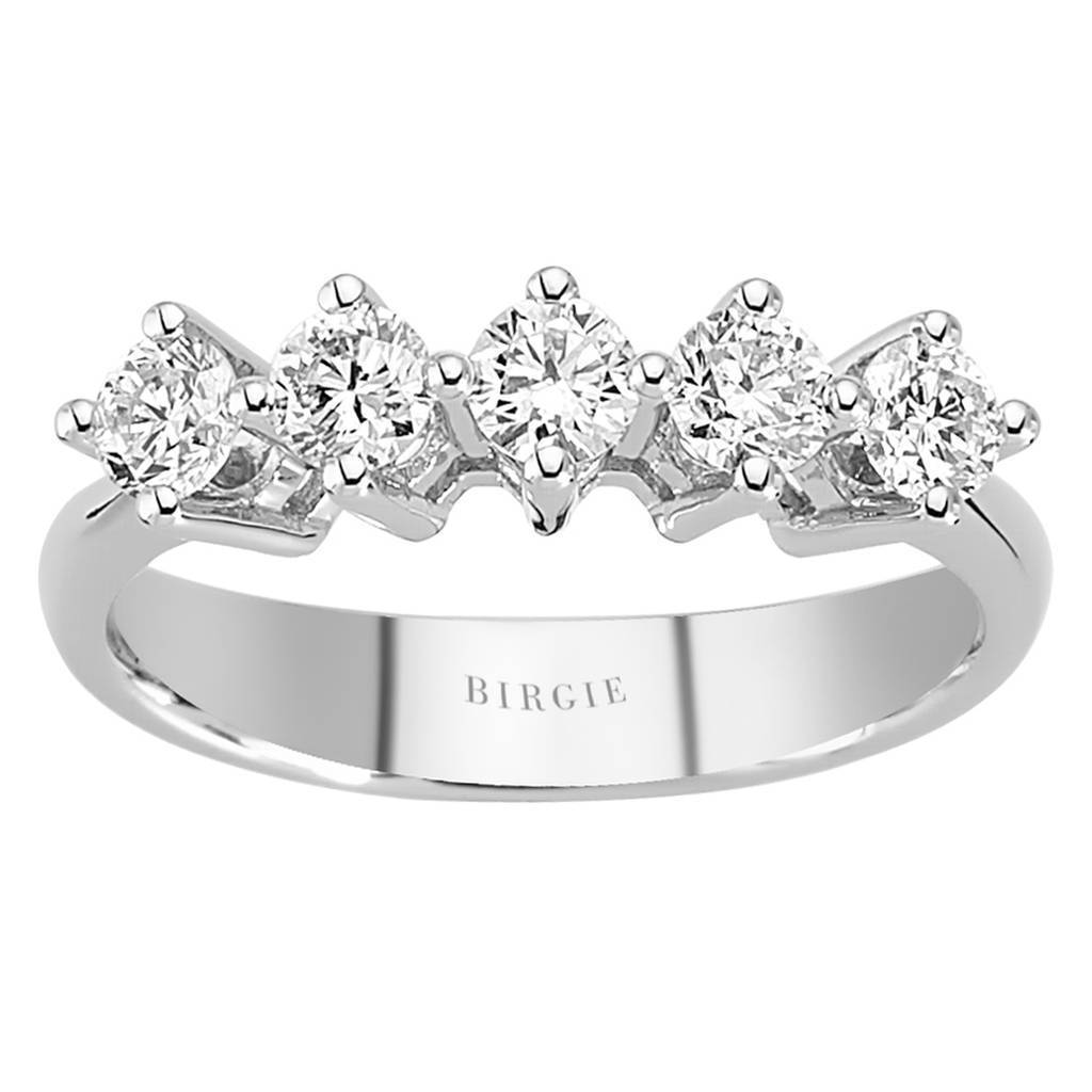 0.83 Carat Diamond 5 Stone Alliance