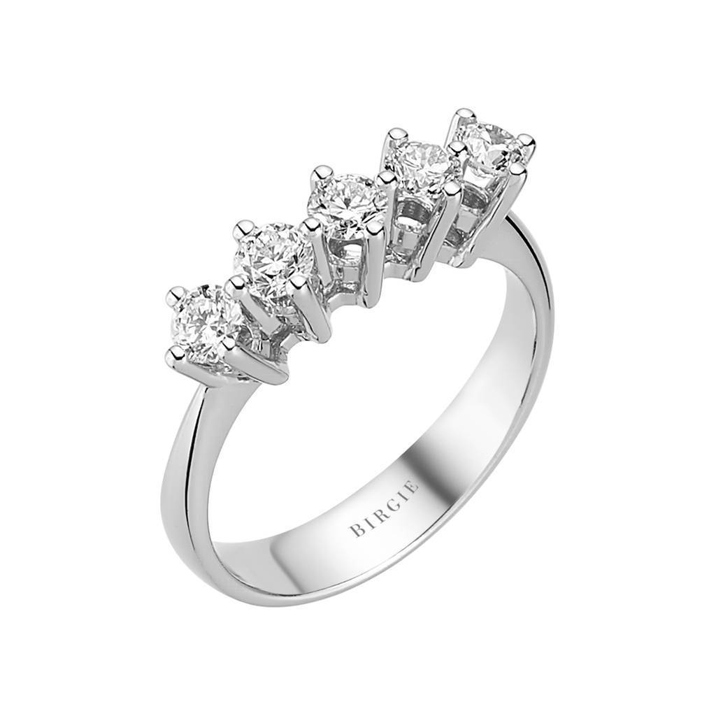 0.83 Carat Diamond 5 Stone Alliance