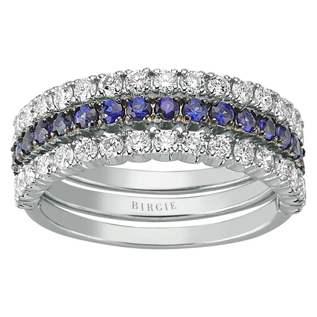 Alliance Tria Diamant et Saphir