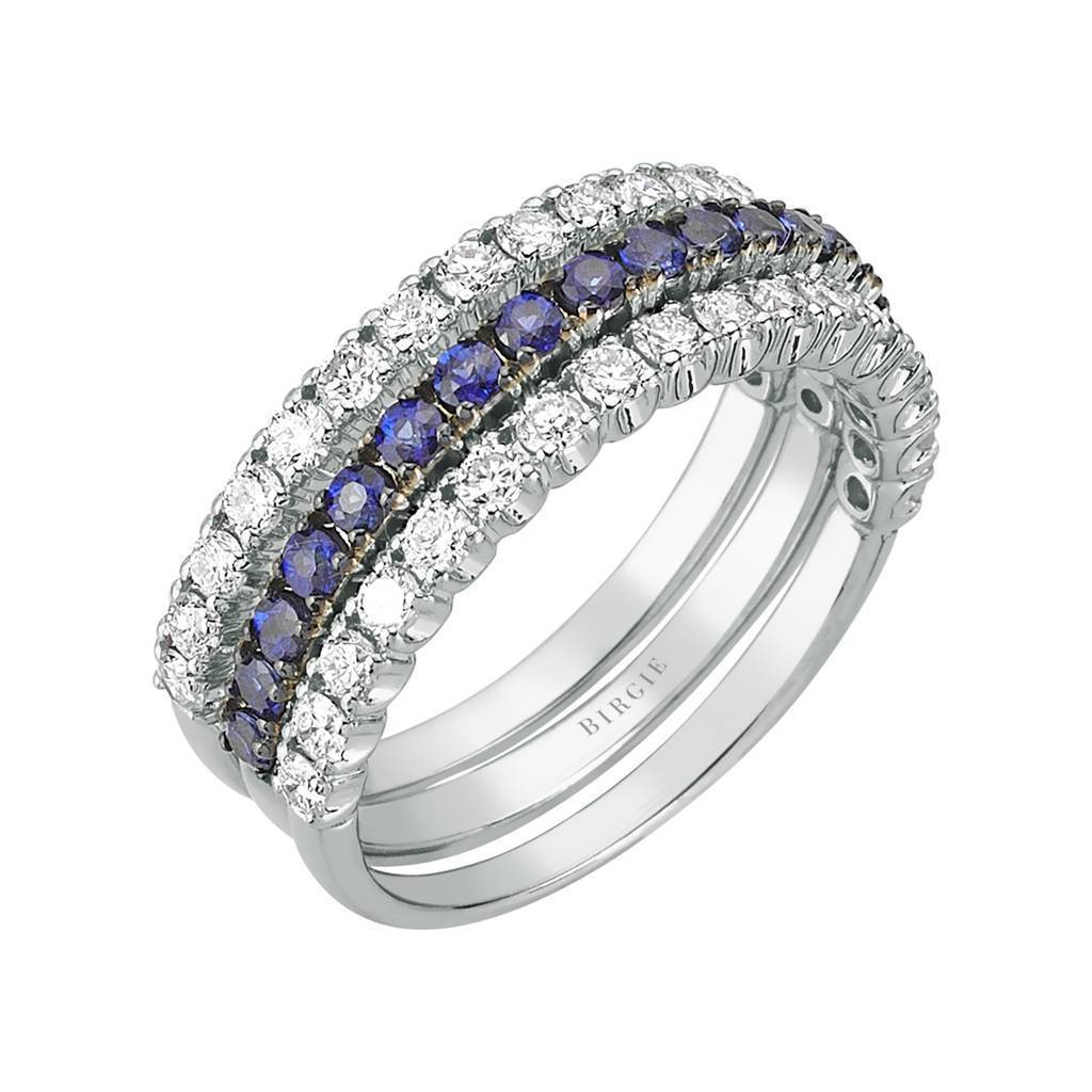 Alliance Tria Diamant et Saphir