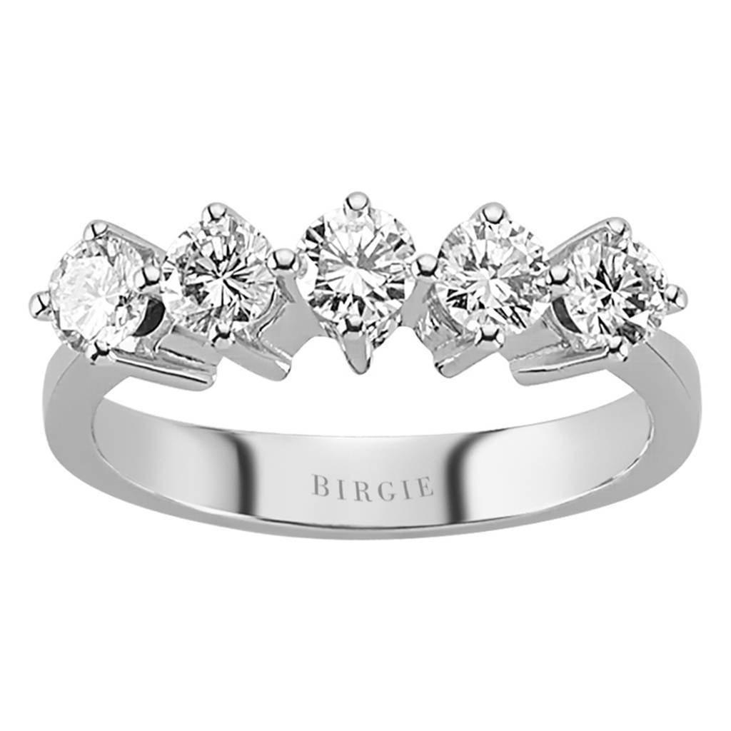 0.81 Carat Diamond 5 Stone Alliance