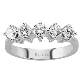 0.81 Carat Diamond 5 Stone Alliance