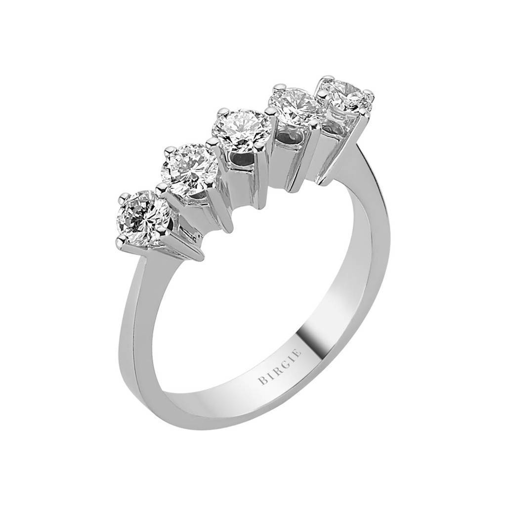 0.81 Carat Diamond 5 Stone Alliance