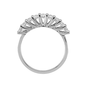 Bague 9 pierres diamant 0,81 carat