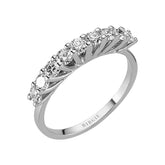 Bague 9 pierres diamant 0,81 carat