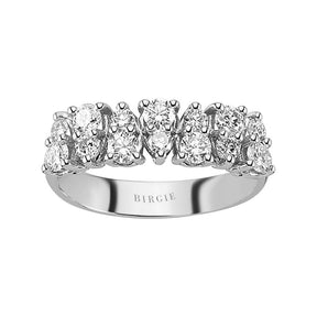 Bague effet diamant goutte d'eau