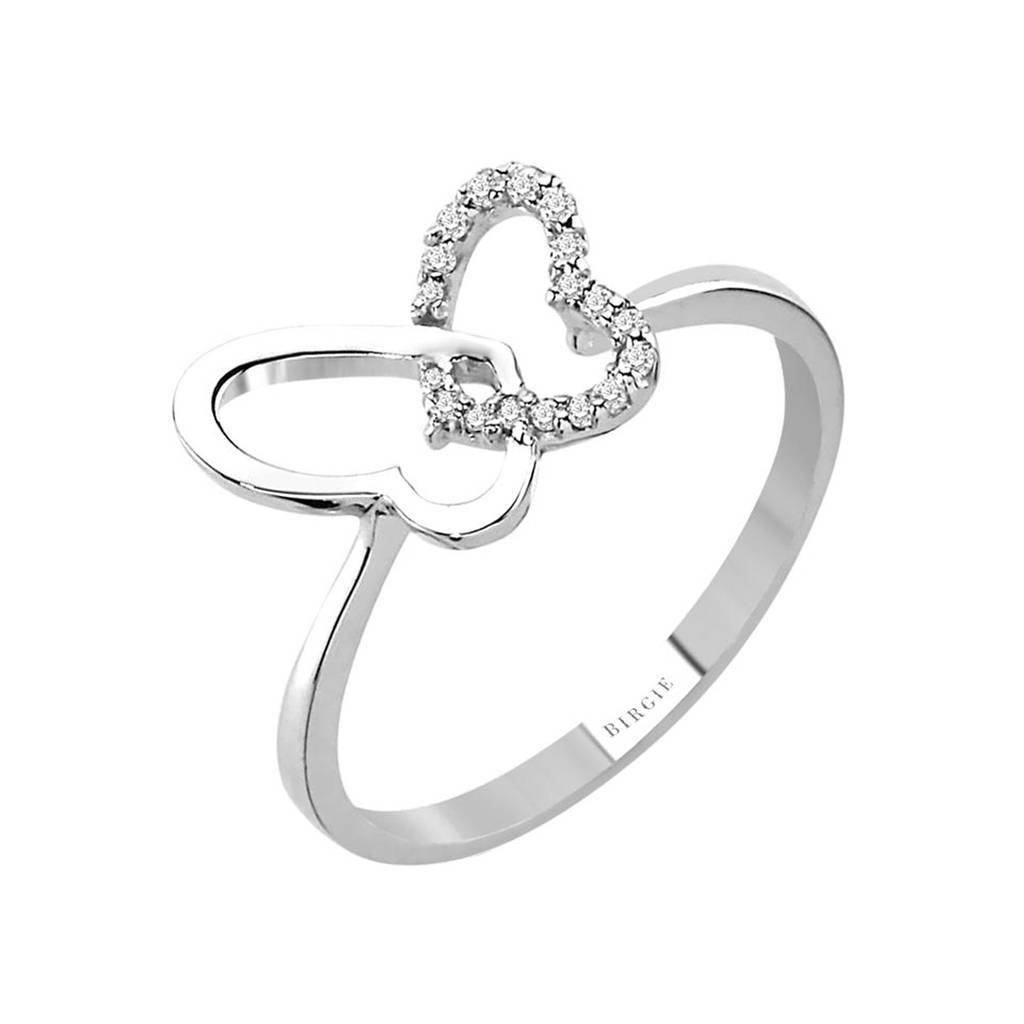 Bague papillon diamant