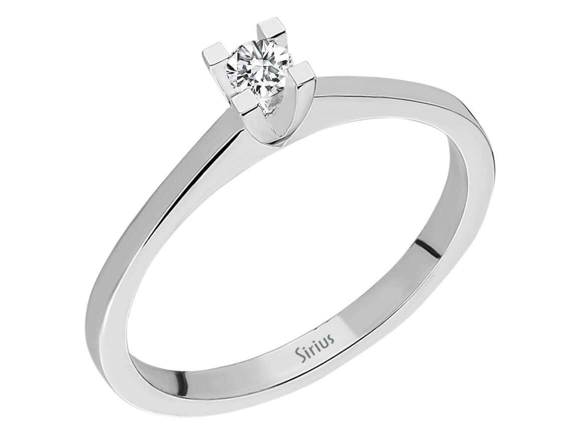 0.09 carat diamond solitaire ring