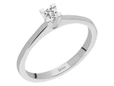 0.09 carat diamond solitaire ring