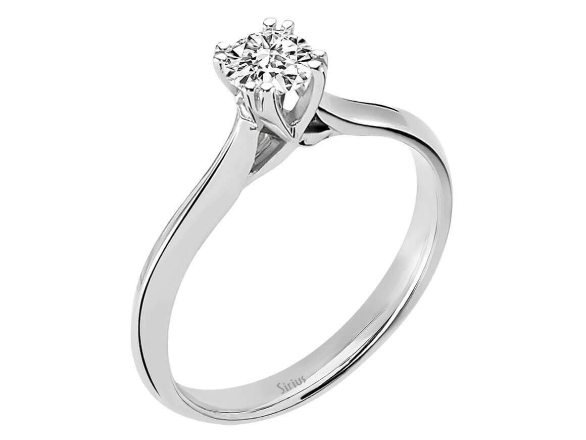 0.82 carat diamond solitaire ring